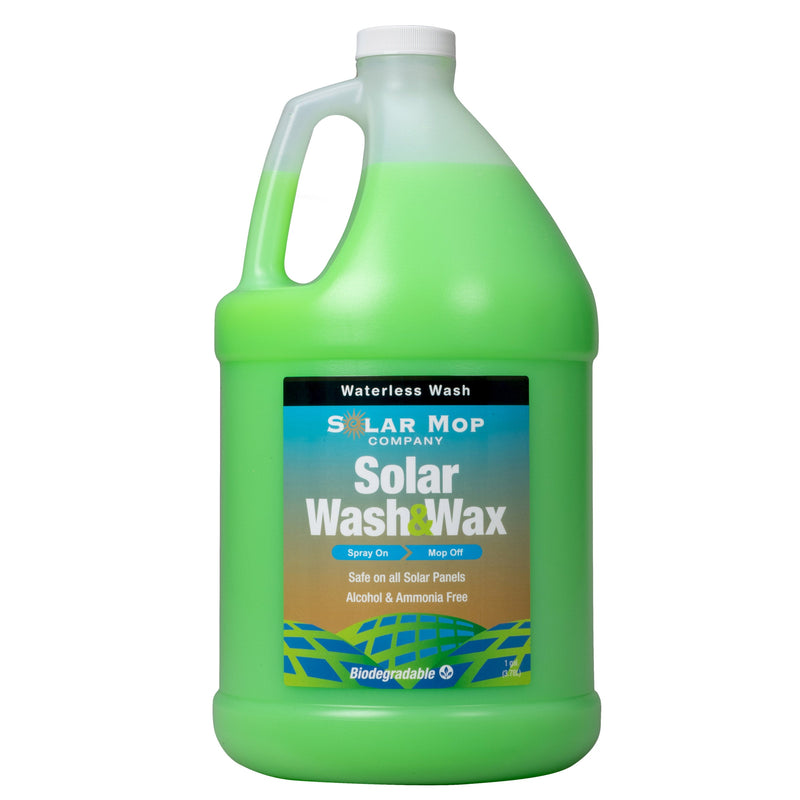 Solar Wash & Wax 16oz Fl / 500ml - Wet or Waterless Solution for Solar