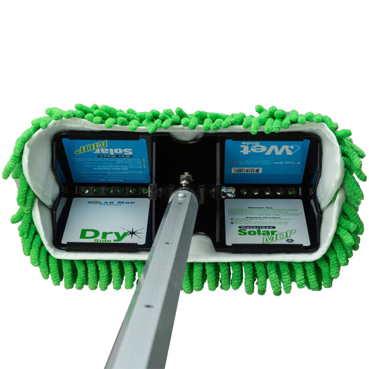 Wet or Waterless Solar Mop - Solar Panel Cleaning Solution